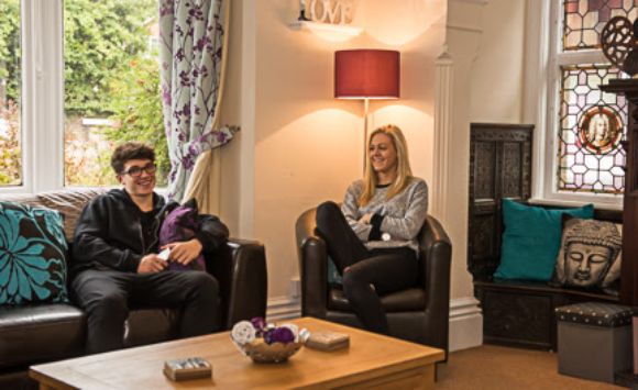 edgecote house living room